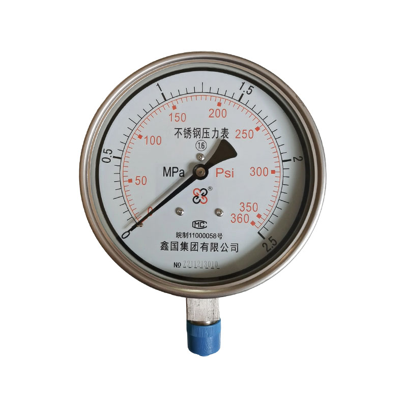 XG/Y-B-serie volledig roestvrijstalen manometer