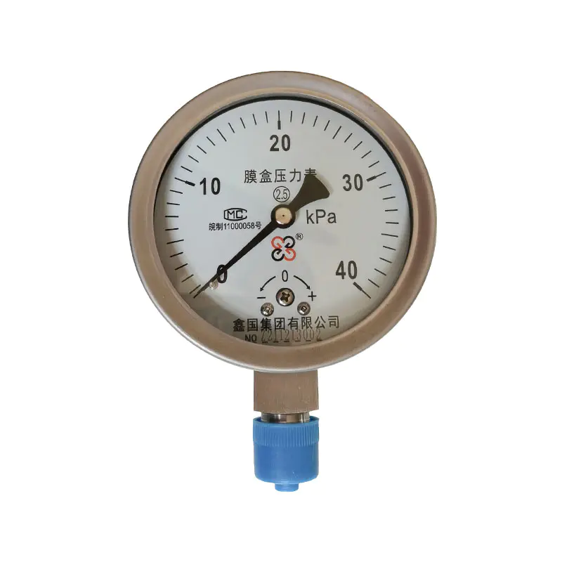 XG/YE-100, 150 serie membraanboxmanometer